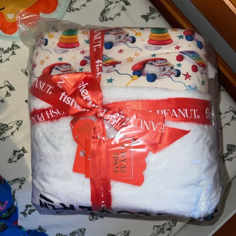 Posh Peanut Vintage Fisher Price Plush Patoo Blanket